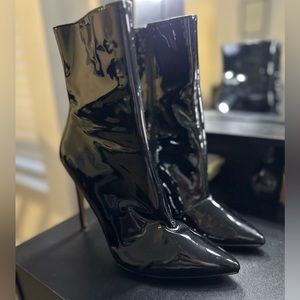 Sexy Patent Leather Steve Madden Booties